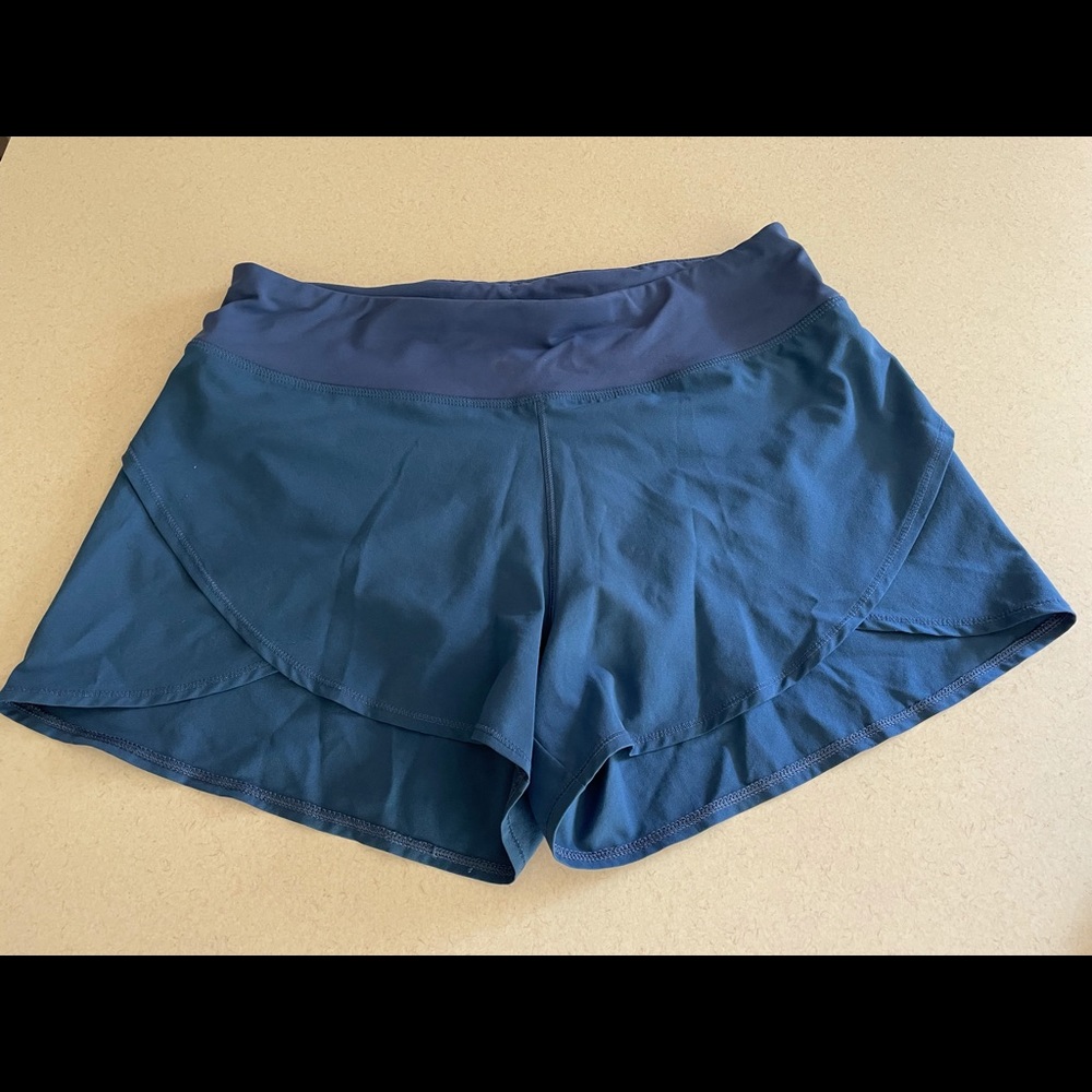 Blue flutter shorts by Calia size medium